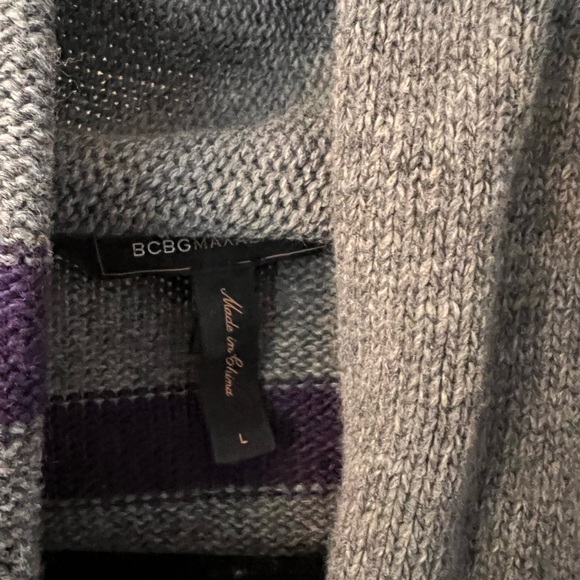 BCBG wrap sweater with shawl neck - like new - Picture 3 of 3